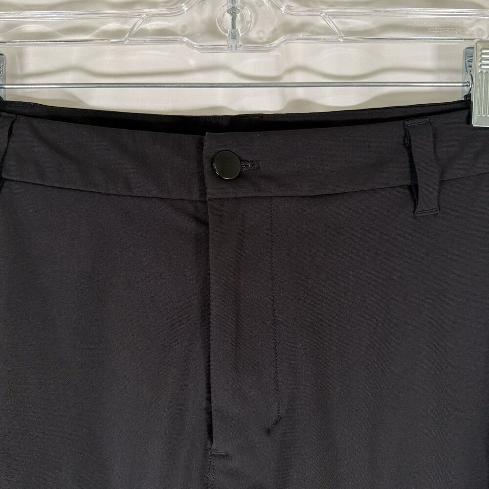 Lululemon Pants Men's 31 Solid Black Pockets Zip Pocket Button Zip Active - Picture 4 of 11